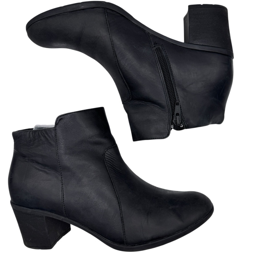 Easy Spirit Esbillian Women's Black Leather Ankle Boots - Size 7.5